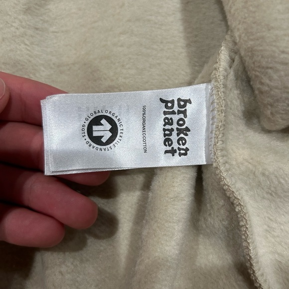 Broken Planet Bone White Hoodie - Picture 7 of 7